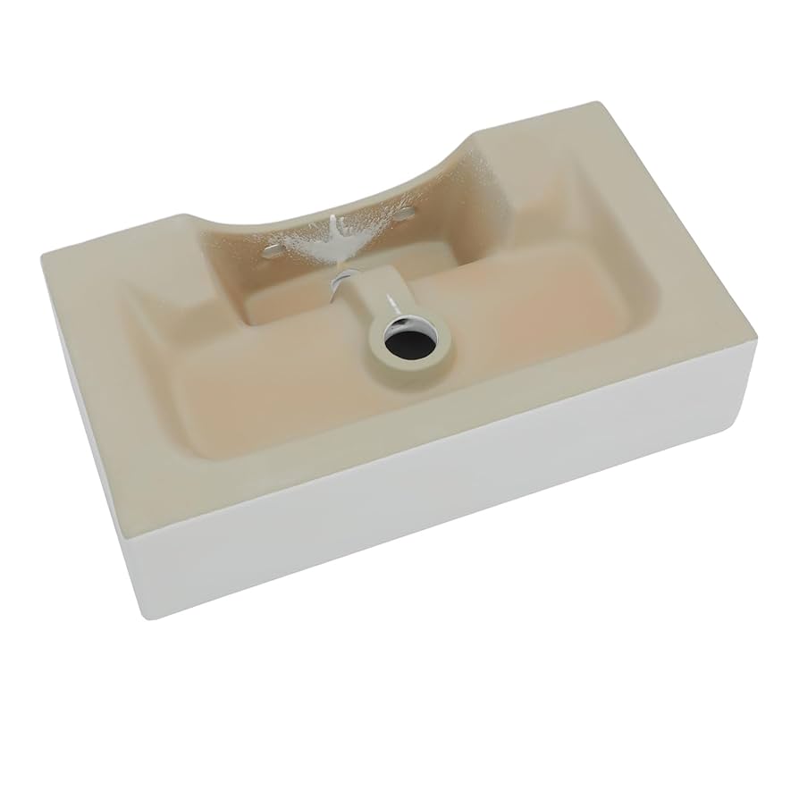 Lordear Wall Mount Bathroom Sink 21 x 12 Inch Wall Sink with